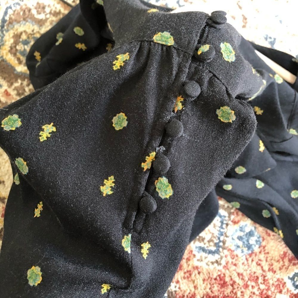 Free People Love Grows Romper Black Floral XS - Picture 13 of 15